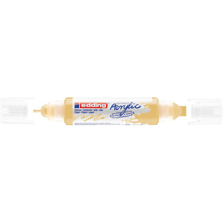 MARCADOR EDDING N.º 5400 ACRILICO 3D 2-3 / 5-10 MM AMARILL PASTEL COLOR 915 UNIDAD