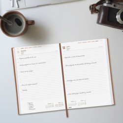 AGENDA MILANO Y11 1DP 2026 MARRON+ FINOCAM26 625184026 168 X 32 X 245 MM