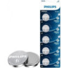 PILA PHILIPS BOTON ALCALINA CR2032 BLISTER 5 UNIDADES CARTON TREPADO CR2032P5