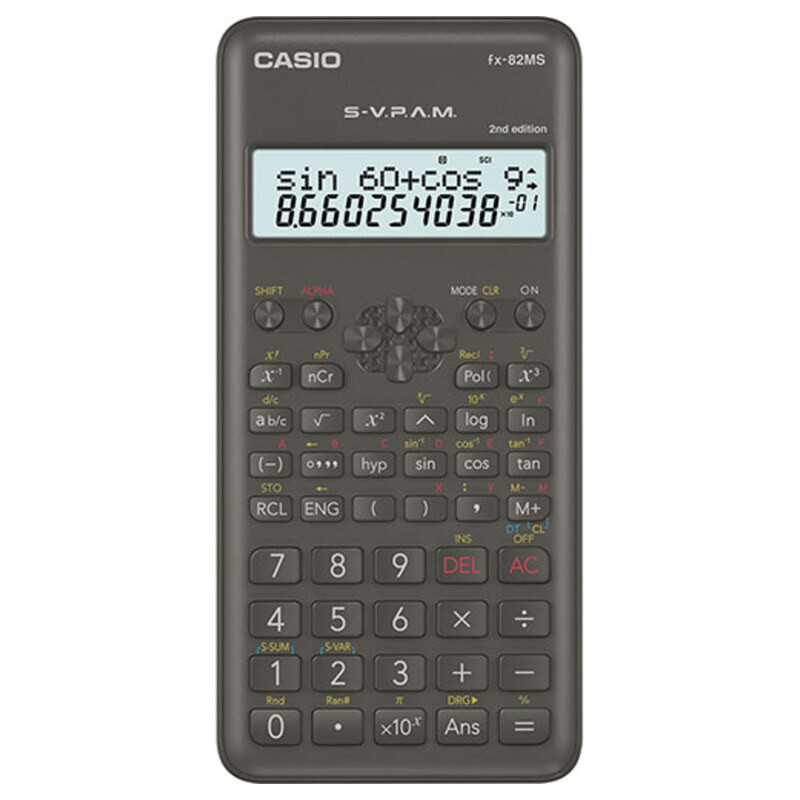 CALCULADORA CASIO CIENTIFICA FX 82 MS NUEVA VERSION 2L 240F BLISTER