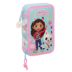 PLUMIER DOBLE PQÑO 28 PCS GABBY'S DOLLHOUSE 412327854 SAFTA23 VAC