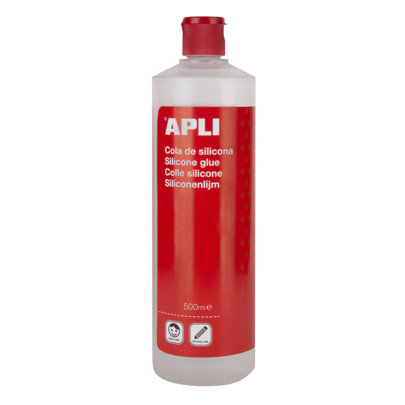 PEGAMENTO APLI SILICONA LIQUIDA 500ML PARA GOMA EVA 17409