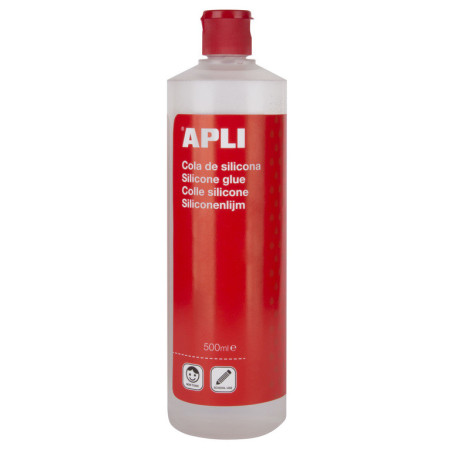 PEGAMENTO APLI SILICONA LIQUIDA 500ML PARA GOMA EVA 17409