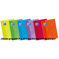 LIBRETA ENRI OXFORD SCHOOL A-4 48H MM 3*3*16 100104497