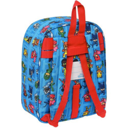 MOCHILA GUARDERIA ADAPT.CARRO PJMASKS 612386232 SAFTA23 VAC