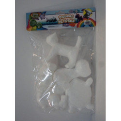 FIGURAS POLIESPAN ANIMALES SURTIDOS BOLSA 6U 88395 ^