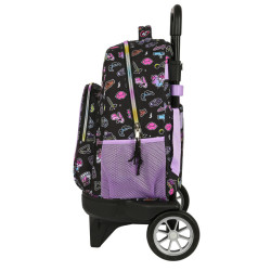 MOCHILA GDE. C/RUEDAS COMPACT EVOL. EXT. MONSTER HIGH "CREEP" 612398218 SAFTA23 VAC