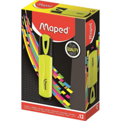 MARCD.FLUOR MAPED FLUO PEPS COLOR AMARILLO CAJA 12U 742534