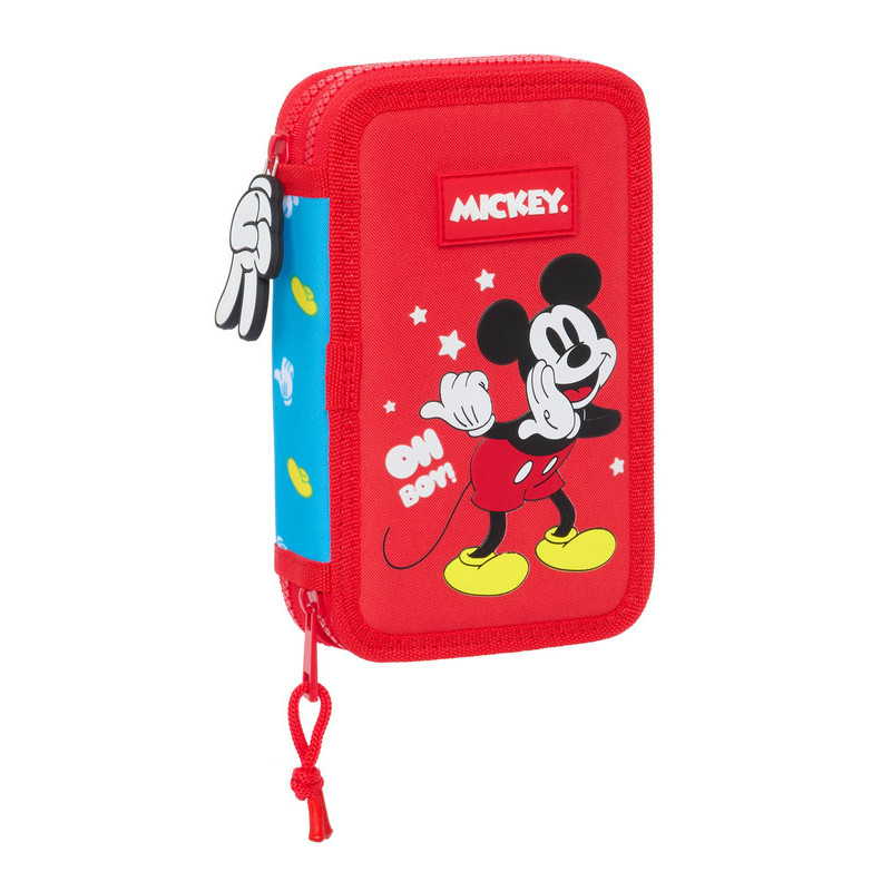 PLUMIER DOBLE PQÑO 28 PCS MICKEY MOUSE "FANTASTIC" 412333854 SAFTA24