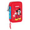 PLUMIER DOBLE PQÑO 28 PCS MICKEY MOUSE "FANTASTIC" 412333854 SAFTA24