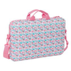 FUNDA PARA PORTATIL 15,6'' RECICLADO MOOS "FLORES" 612418461 SAFTA24 VAC 40*27