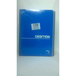 CUADERNO PACSA GESTION TR AZUL 4º NATURAL 80H CUADROS 4*4 16373