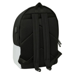 MOCHILA DOBLE PARA PORTATIL 15,6"+USB REAL MADRID 1ª EQUIP. 24/25 SAFTA25 ENERO 612454820