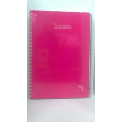 CUADERNO TD FOLIO 80H PACSA INSTITUT CUADROS 4*4 16116 FUCSIA