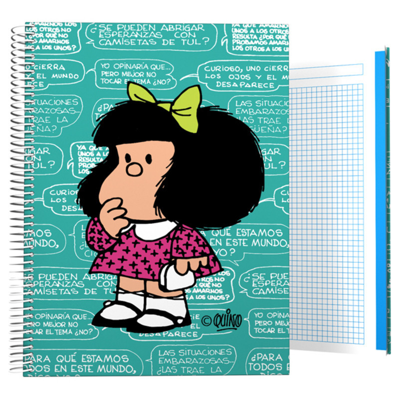 CUADERNO DEC EUROPEAN A4 140H GRAFOPLAS16 MAFALDA BOCADILLO 16500292