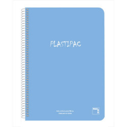 CUADERNO T PP FOLIO 80H PACSA PLASTIPAC 90G PAUTA 3,5 16566