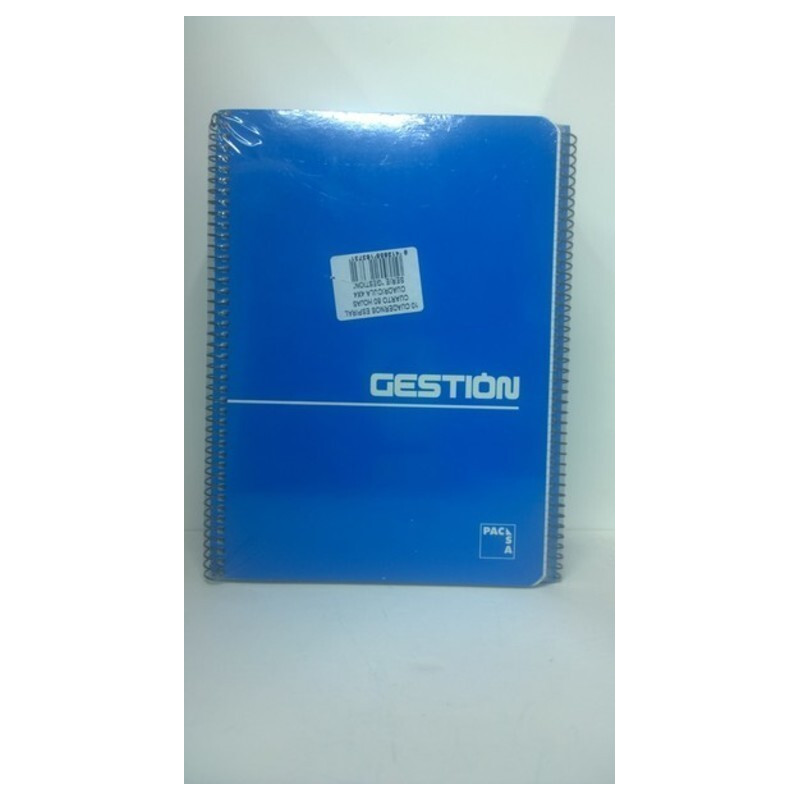 CUADERNO PACSA GESTION TR AZUL 4º NATURAL 80H CUADROS 4*4 16373