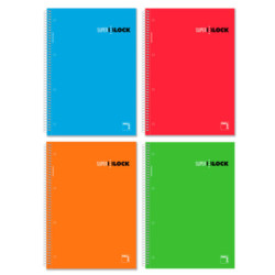 CUADERNO EUROPEAN A-5 160H TD PACSA SUPERBLOC CUADROS 5*5 16392