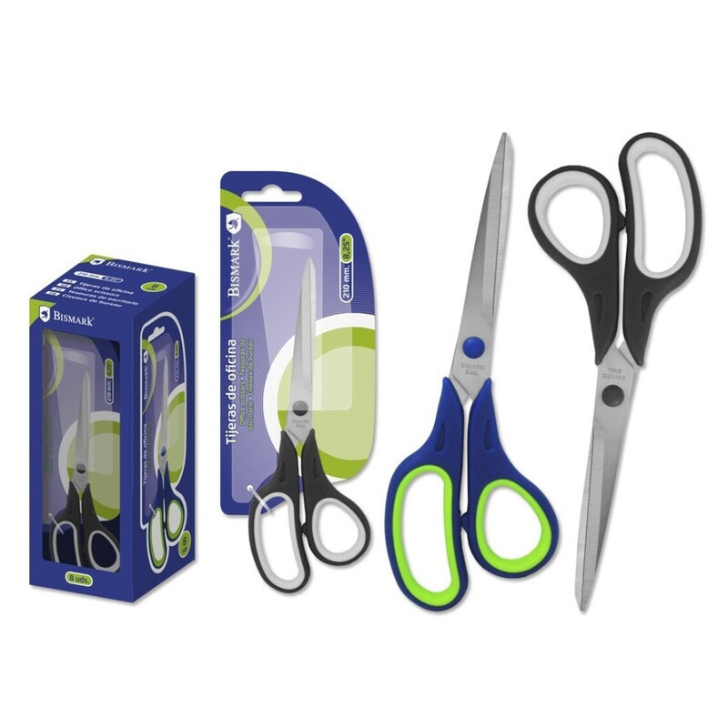 TIJERA BAT OFICINA 210MM C/GOMA POESSA 323824