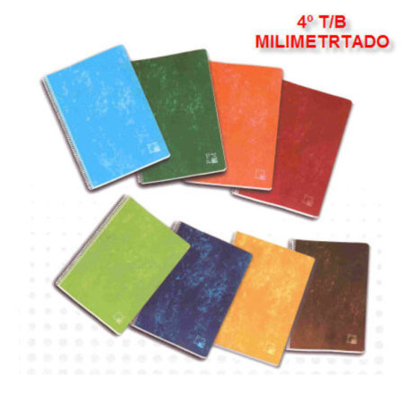 CUADERNO TB 4º 80H PACSA SCHOOL MILIMETRADO 16431