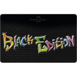 LAPIZ FABER-CASTELL BLACK EDITION CAJA METAL 36C 116437