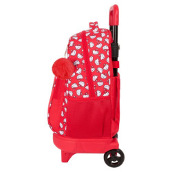 MOCHILA GDE. C/RUEDAS COMPACT EXTRAIBLE HELLO KITTY "ICONIC" SAFTA25 ENERO 612516918