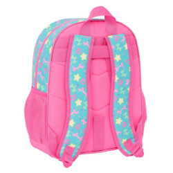 MOCHILA JUNIOR ADAPT.CARRO GABBY'S DOLLHOUSE "CONFETTI" SAFTA26 612527640 38X32 UNIDAD