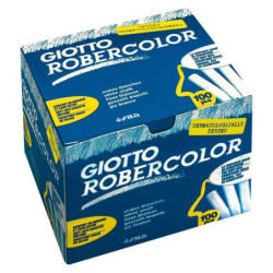 TIZA ROBERCOLOR ANTIPOLVO BLANCA C/100U GRANEL FILA F538800