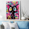 LIENZO ALEX BOG PINTAR POR NUMEROS 40*50 BLACK CAT SG-0358