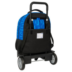 MOCHILA GDE. C/RUEDAS COMPACT EVOL. EXT. HOT WHEELS "LET'S RACE" SAFTA25 ENERO 612538218