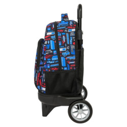 MOCHILA GDE. C/RUEDAS COMPACT EVOL. EXT. HOT WHEELS SAFTA26 612553218 45X33 UNIDAD