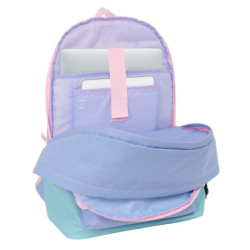 MOCHILA DOBLE PARA PORTATIL 15,6"+USB MUNICH "MELLOW" SAFTA26 612555820 44X31 UNIDAD