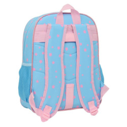 MOCHILA JUNIOR ADAPT.CARRO STITCH "HAPPY" SAFTA25 VAC 612588640 MEDIDAS: 38*32