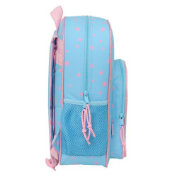 MOCHILA JUNIOR ADAPT.CARRO STITCH "HAPPY" SAFTA25 VAC 612588640 MEDIDAS: 38*32