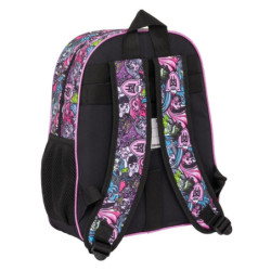 MOCHILA INFANTIL ADAPT.CARRO MONSTER HIGH "DRAMA" SAFTA25 ENERO 612598609
