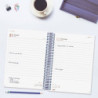 AGENDA YEAR E10 1DP 2026 AZUL+ FINOCAM26 741101026 175 X 29 X 212 MM