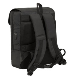 MOCHILA CON SOLAPA PORTATIL 13,3''+USB REAL MADRID PREMIUM SAFTA25 ENERO 622364359
