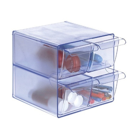 MODULO SOBREMESA APILABLE 4 CAJONES PEQ. ARCHICUBO 6704 ^ A-2000