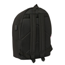 MOCHILA DOBLE PARA PORTATIL 15,6"+USB KINGS LEAGUE "PORCINOS" SAFTA25 ENERO 622432820